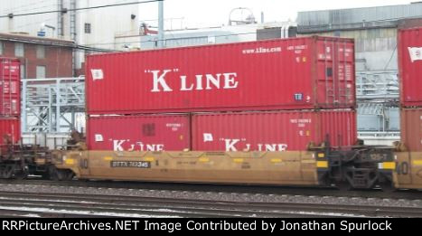 DTTX 743345A and three containers